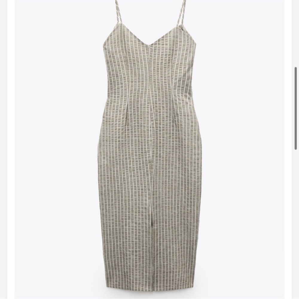 Zara STRIPED RUSTIC DRESS
Straw  NWT - Picture 5 of 7
